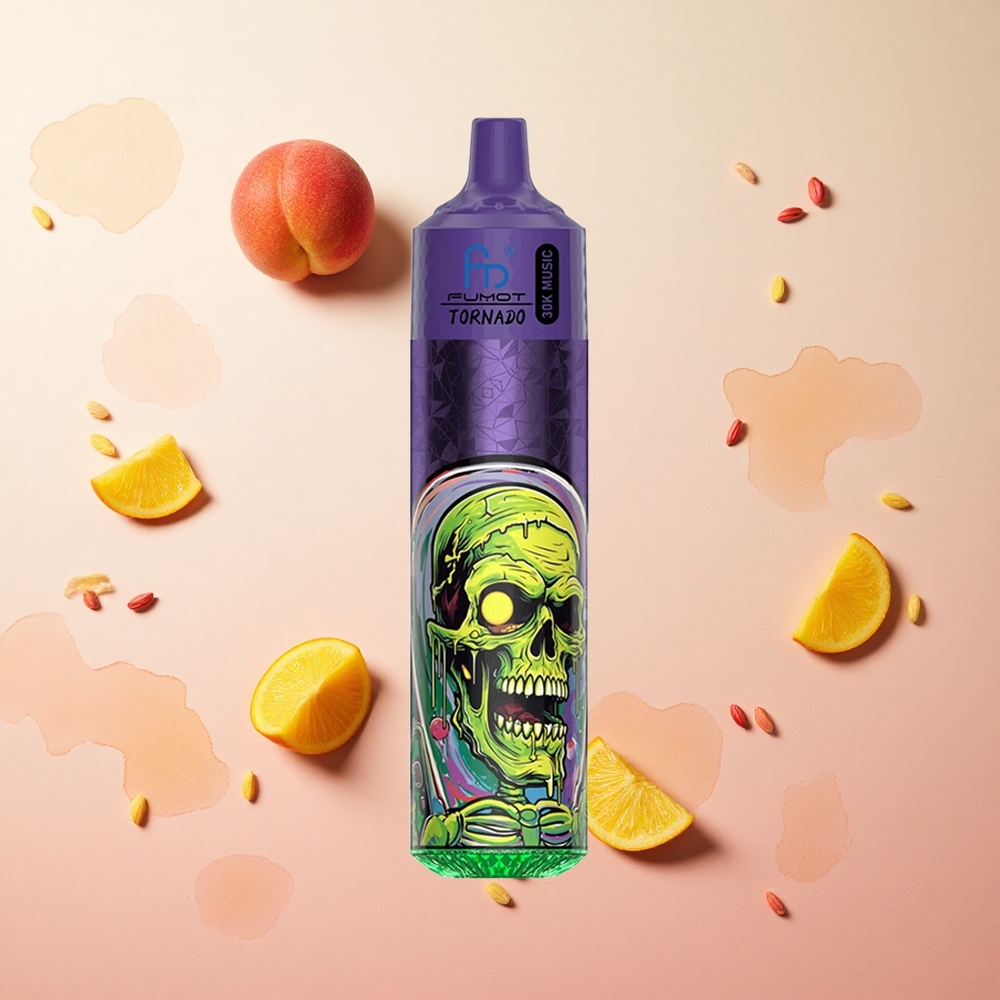 Peach Mango Pineapple Fumot RandM Tornado 30000 Puffs 30mL E-liquid 2%/5% Nicotine Canada wholesale