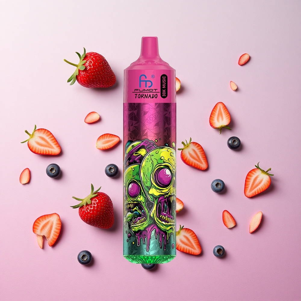 Strawberry Blueberry Fumot RandM Tornado 30000 Puffs 30mL Pre-filled 2% 5% Nicotine Canada wholesale