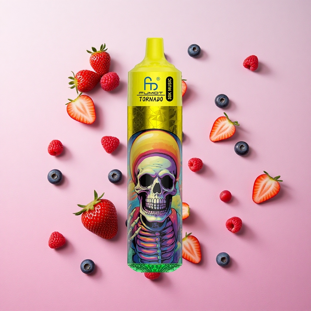 Strawberry Blueberry Raspberry Fumot RandM Tornado 30000 Puffs 30mL 2%/5% Nicotine Canada wholesale