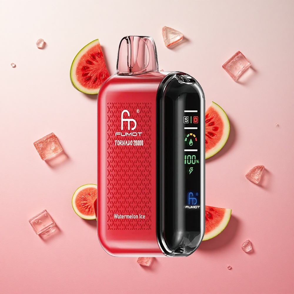 Watermelon Ice Fumot Tornado 20000 Puffs Disposable Vape with 850mAh Rechargeable Battery Canada wholesale