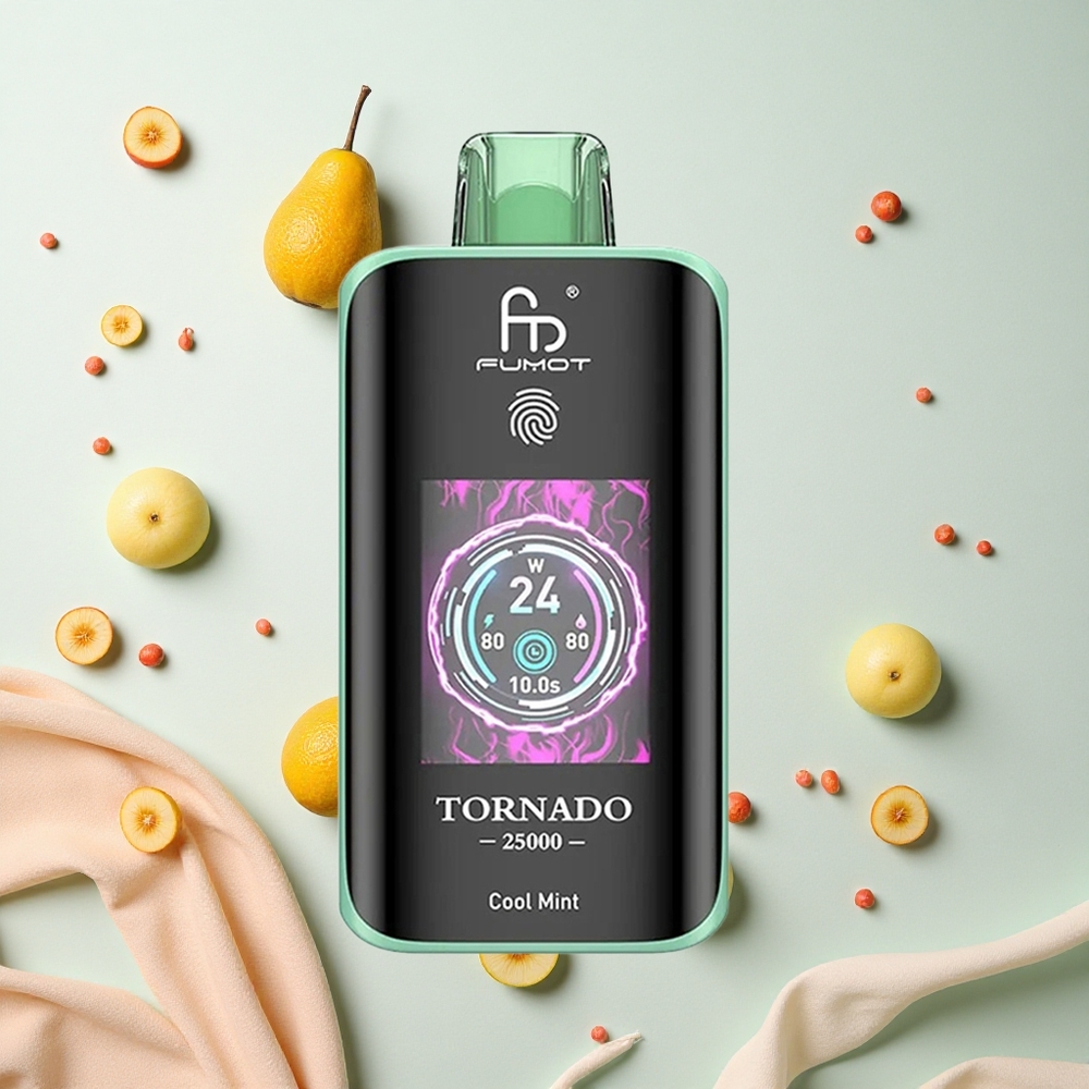 Cool Mint Fumot Tornado 25000 Puffs Disposable Vape with 700mAh Rechargeable Battery Canada wholesale