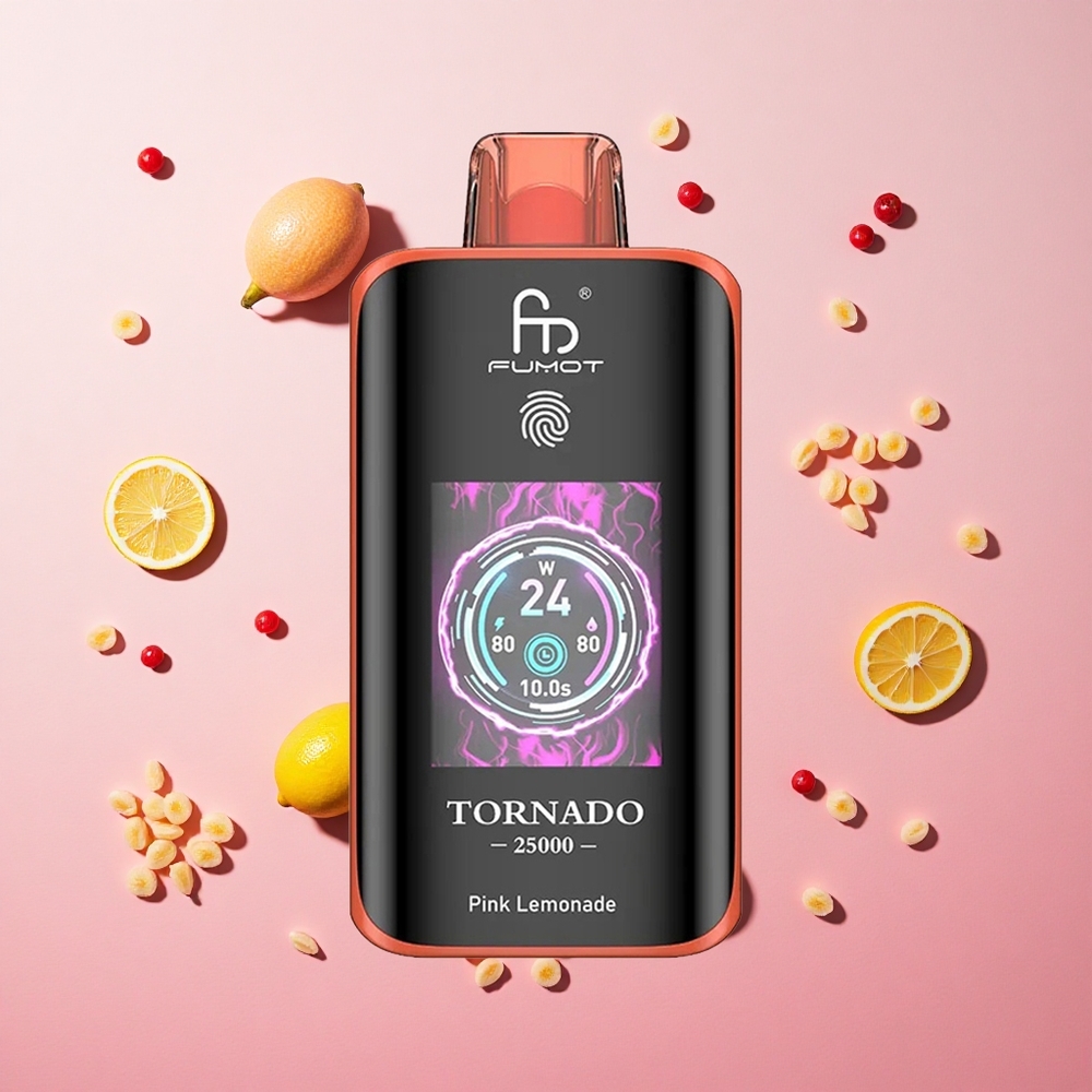 Pink Lemonade Fumot Tornado 25000 Puffs 20ml Pre-filled E-liquid 0/2%/3%/5% Nicotine Strength Canada wholesale