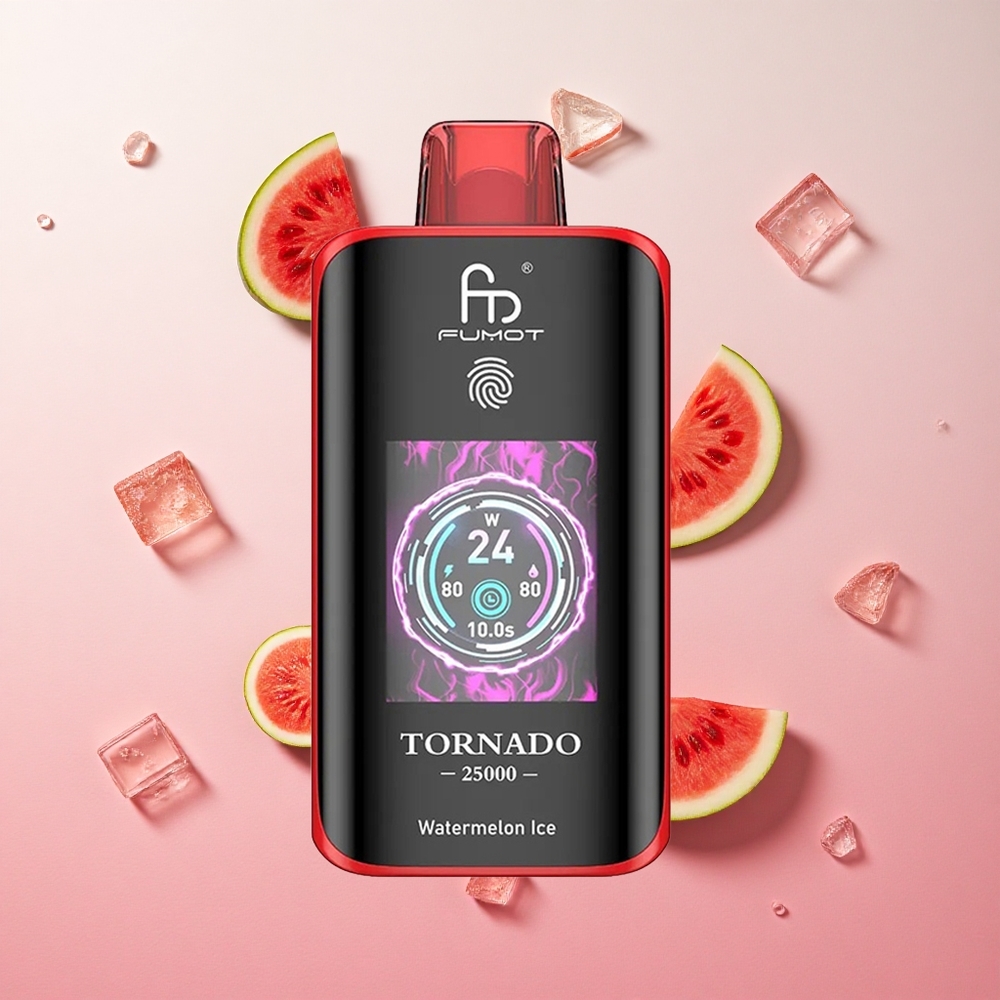 Watermelon Ice Fumot Tornado 25000 Puffs Disposable Vape with 700mAh Rechargeable Battery Canada wholesale