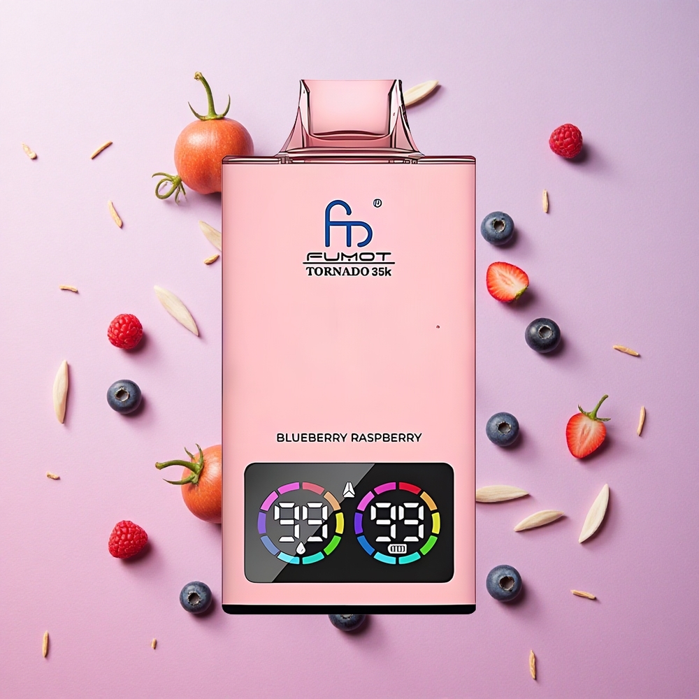 Blueberry Raspberry Fumot Tornado 35000 Puffs Disposable Vape 15ml E-juice 700 MAH Battery Canada wholesale