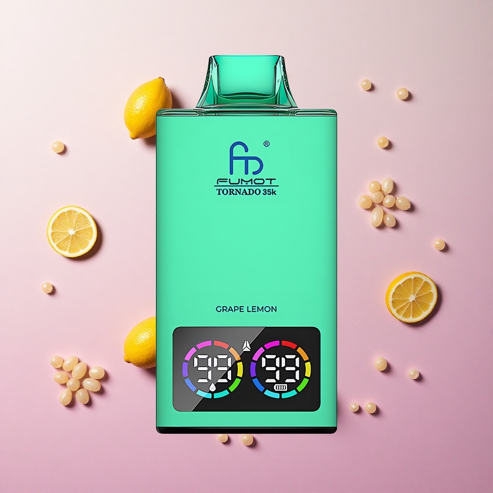 Grape Lemon Fumot Tornado 35000 Puffs 15ml E-juice 700 MAH Battery Canada wholesale