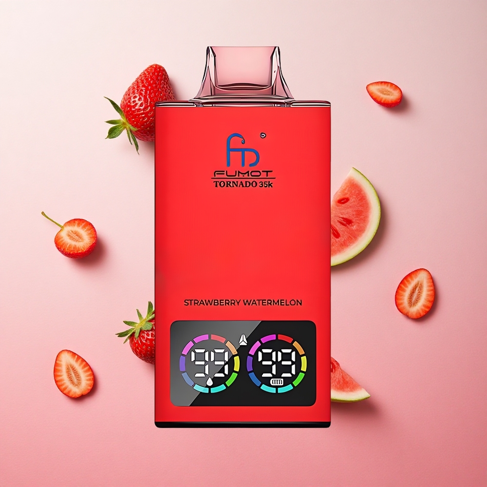 Strawberry Watermelon Fumot Tornado 35000 Puffs 15ml E-juice 700 MAH Battery Canada wholesale