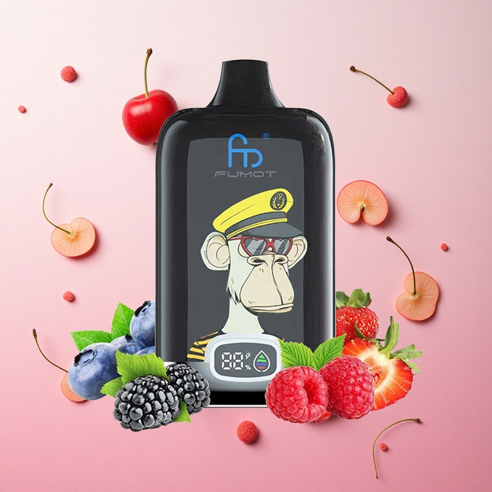 Cherry Fumot Tornado Digital Box 12000 Puffs 20ml E-Liquid 550mAh Rechargeable Battery Canada wholesale