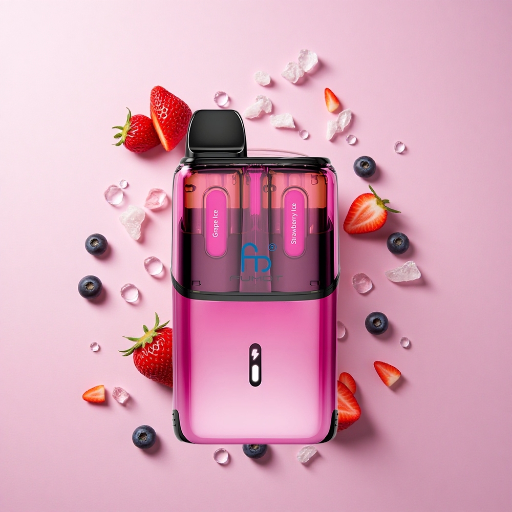 Grape Ice - Strawberry Ice Fumot Ultra 32000 Puffs Disposable Vape with Type-C Fast Charging Canada wholesale