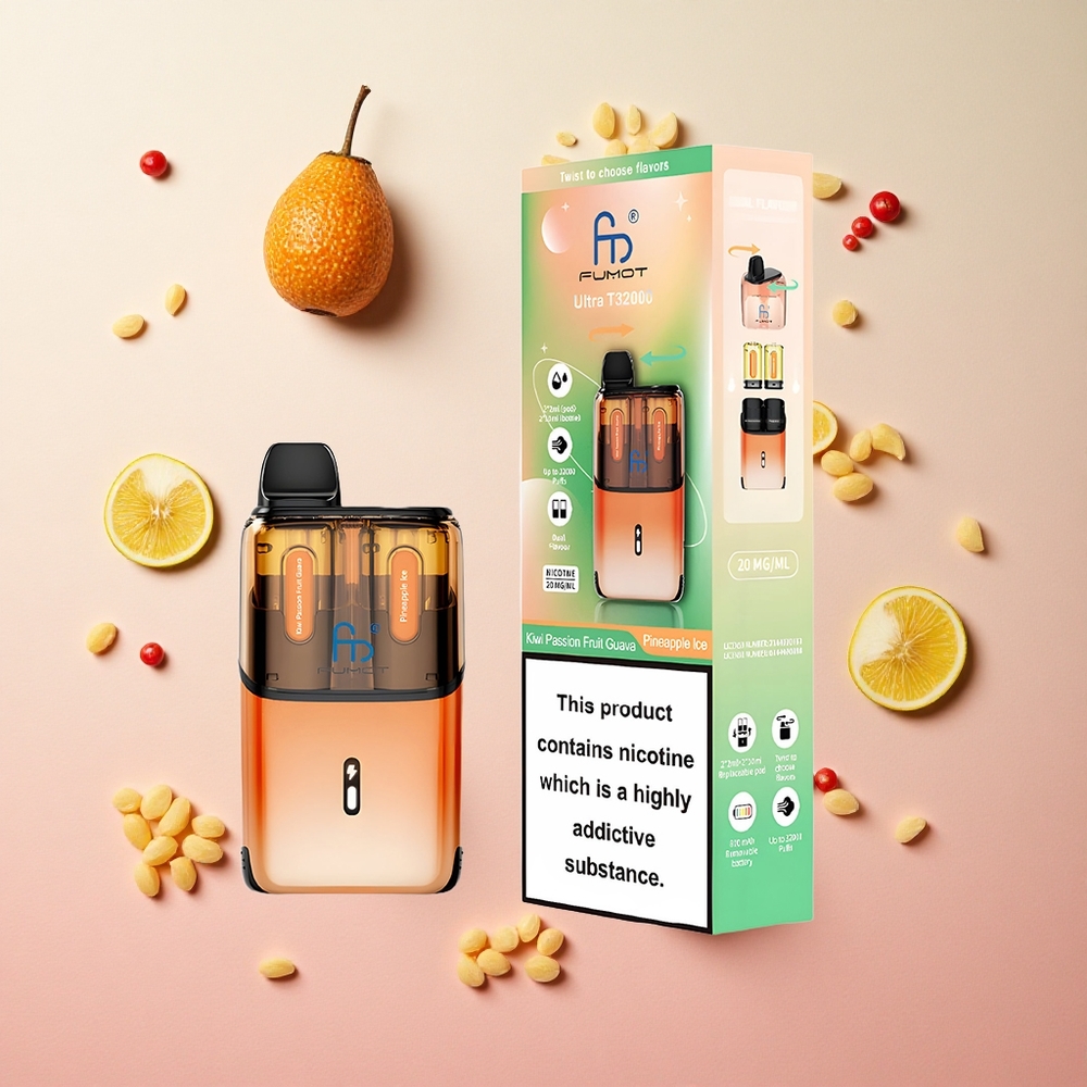 Kiwi Passion Fruit Guava - Pineapple Ice Fumot Ultra T32000 Disposable Vape 32000 Puffs 800mAh Battery Canada wholesale