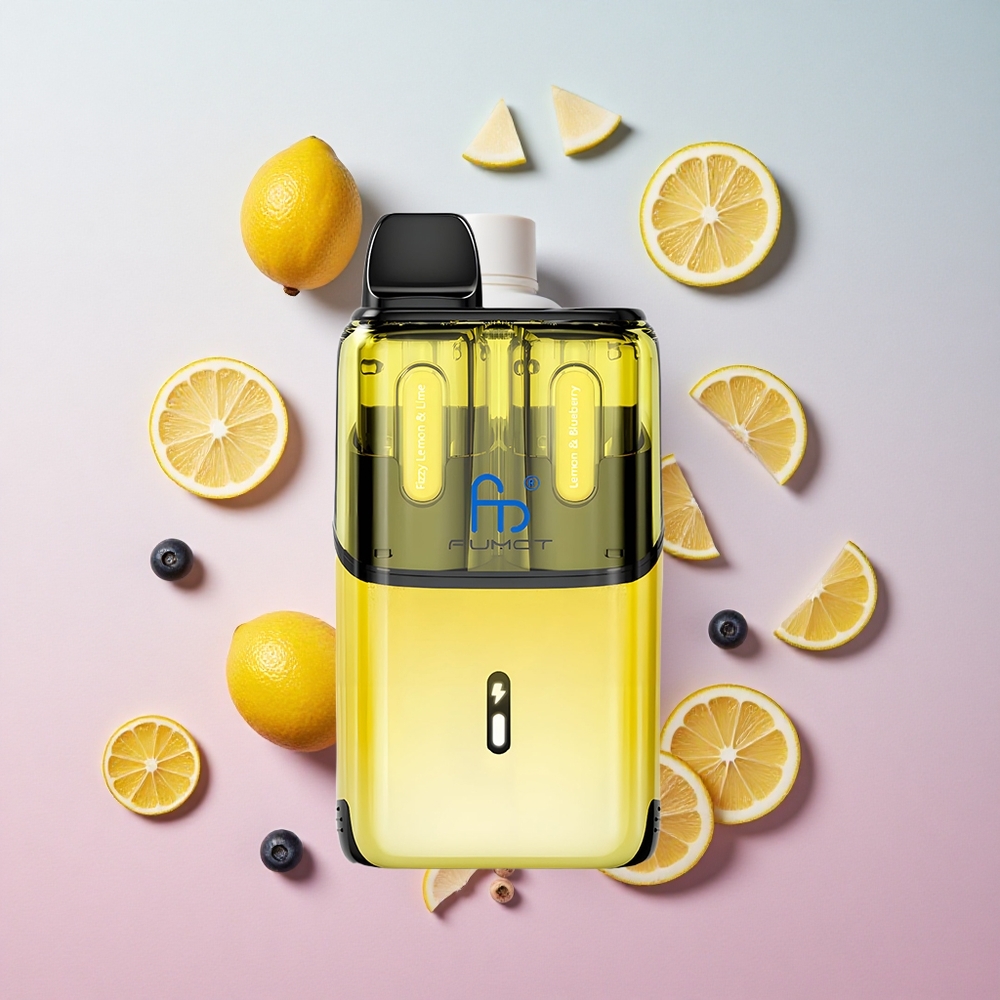 Lemon & Lime + Lemon & Blueberry Fumot Ultra T32000 Disposable Vape 32000 Puffs Type-C Fast Charging Canada wholesale