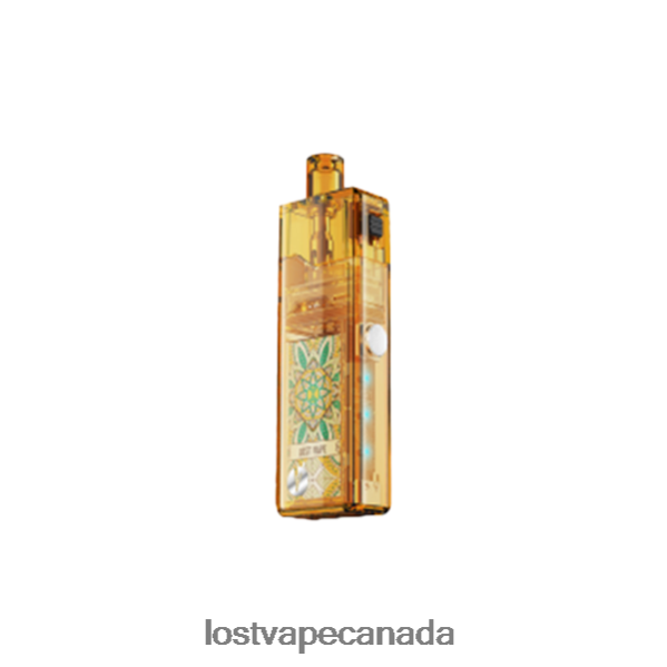 Lost Vape Orion Art Pod Kit 220P8B200 - Lost Vape Disposable Amber Clear