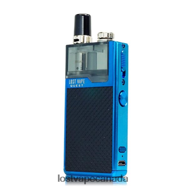 Lost Vape Quest Orion Q Pod Device Full Kit 220P8B465 - Lost Vape Flavors Canada Blue/Black Weave