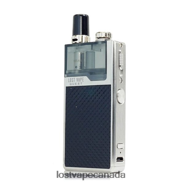 Lost Vape Quest Orion Q Pod Device Full Kit 220P8B468 - Lost Vape Canada Silver/Black Weave