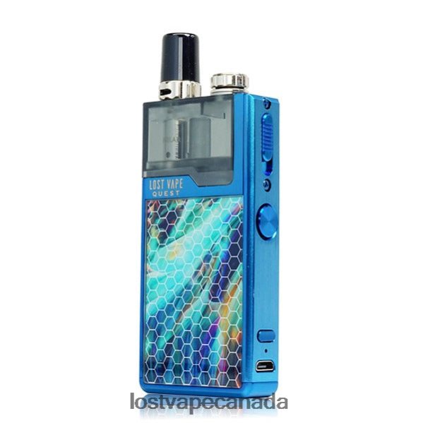 Lost Vape Quest Orion Q Pod Device Full Kit 220P8B470 - Lost Vape Disposable Blue/Aurora