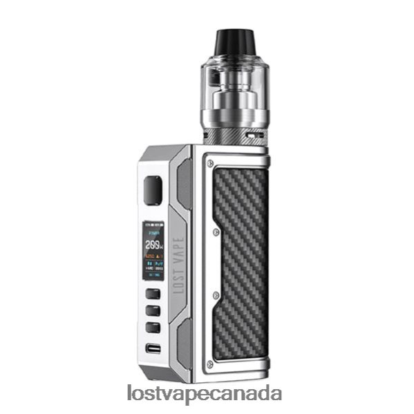 Lost Vape Thelema Quest 200W Kit 220P8B140 - Lost Vape Disposable SS/Carbon Fiber