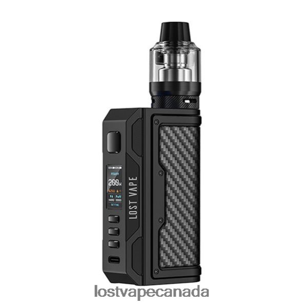 Lost Vape Thelema Quest 200W Kit 220P8B9 - Lost Vape Toronto Black/Carbon Fiber
