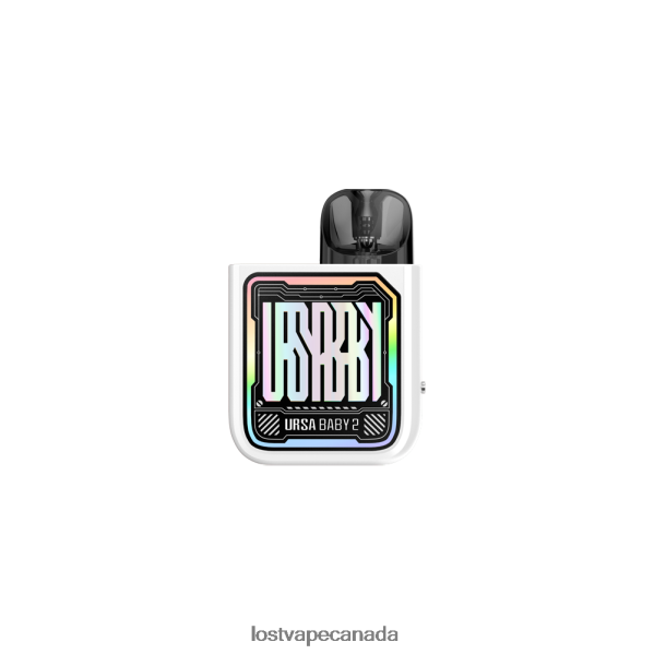 Lost Vape URSA Baby 2 Kit | Pod System 220P8B352 - Lost Vape Pods Near Me Tech White/Fancy Maze