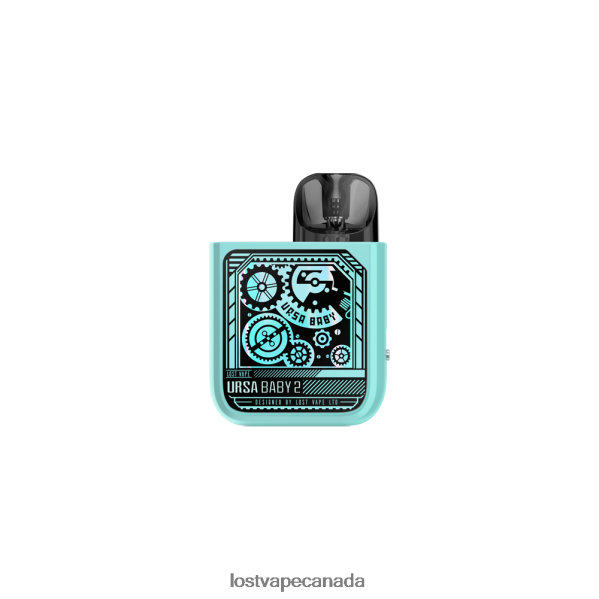 Lost Vape URSA Baby 2 Kit | Pod System 220P8B355 - Lost Vape Flavors Canada Pop Blue/Time Gear