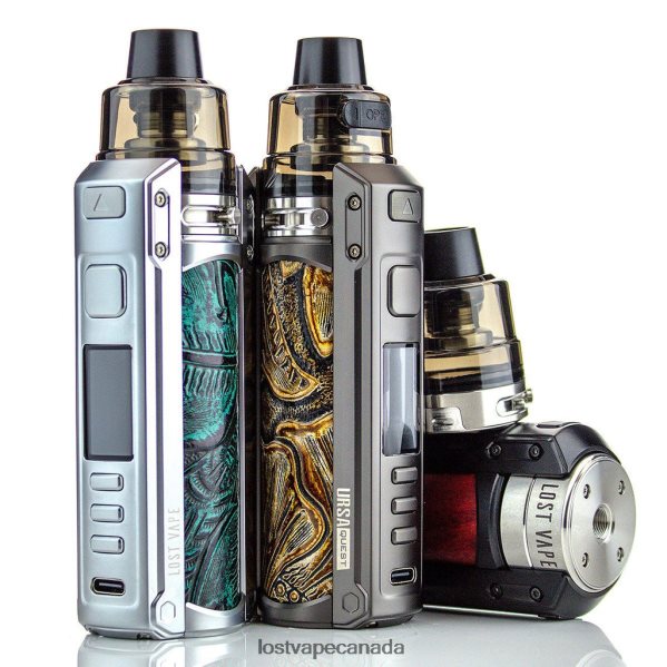 Lost Vape URSA Quest Multi Kit | 100w 220P8B193 - Lost Vape Customer Service Gunmetal/Embossed Leather