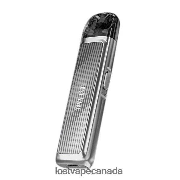 Lost Vape URSA Pod Kit | 800mAh 220P8B217 - Lost Vape Review Twill Silver
