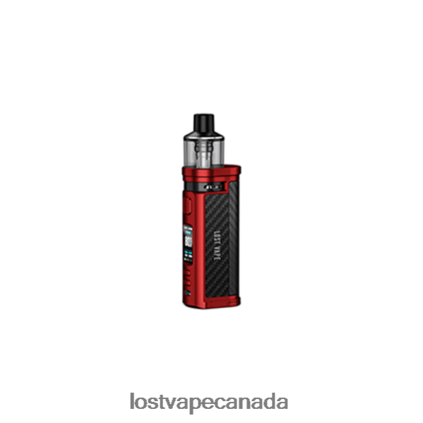 Lost Vape Centaurus Q80 Pod Mod 220P8B320 - Lost Vape Disposable Matt Red Carbon Fiber