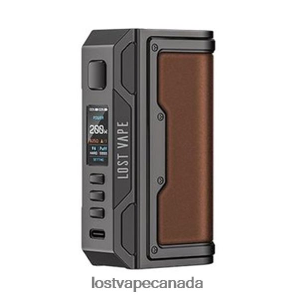Lost Vape Thelema Quest 200W Mod 220P8B182 - Lost Vape Pods Near Me Gunmetal/Leather