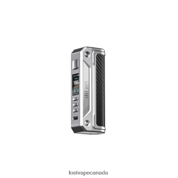 Lost Vape Thelema Solo 100W Mod 220P8B250 - Lost Vape Disposable SS/Carbon Fiber