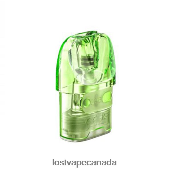 Lost Vape URSA Replacement Pods 220P8B213 - Lost Vape Customer Service Green (2.5ML Empty Pod Cartridge)